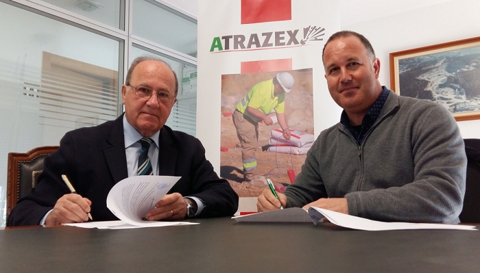 Arigal e a Cámara Mineira asinan un convenio para o emprego de Atrazex no control de explosivos